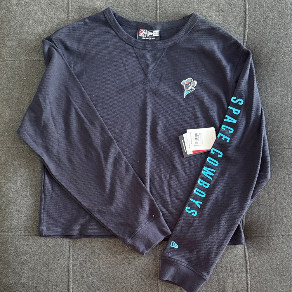 New Era Navy Space Cowboys Sweatshirt